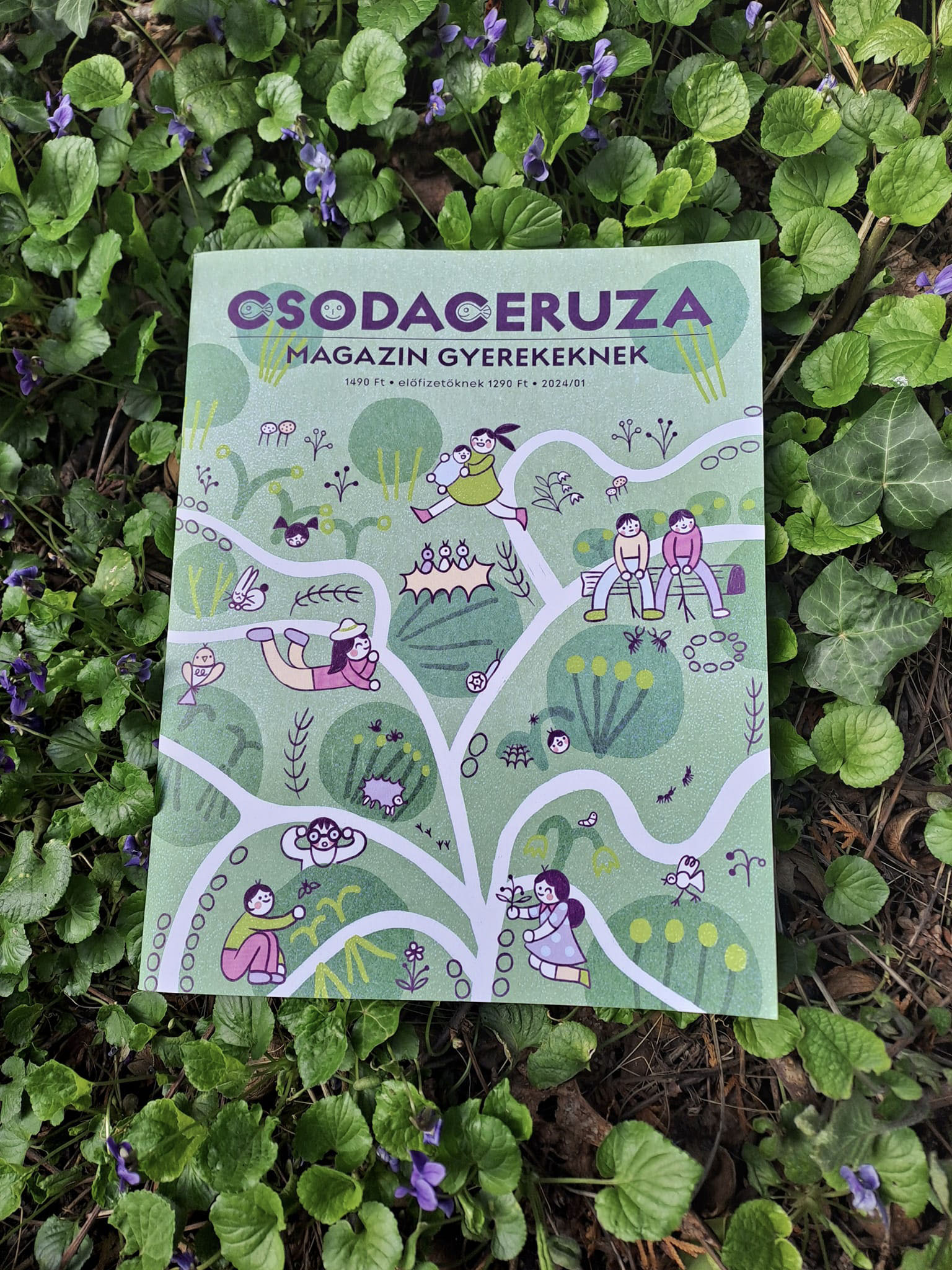 Cover for kids magazine
